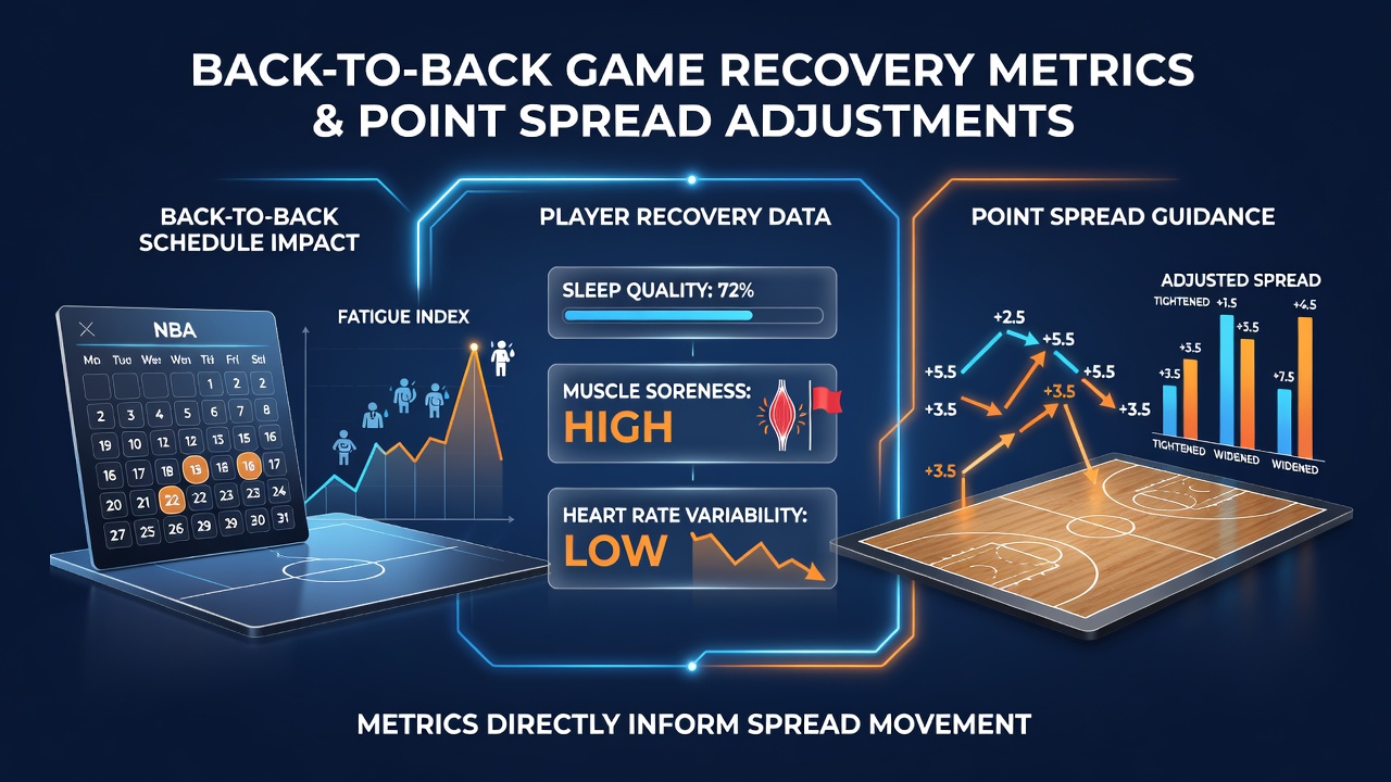 Analysts reviewing NBA schedule data and recovery statistics for upcoming back-to-back games