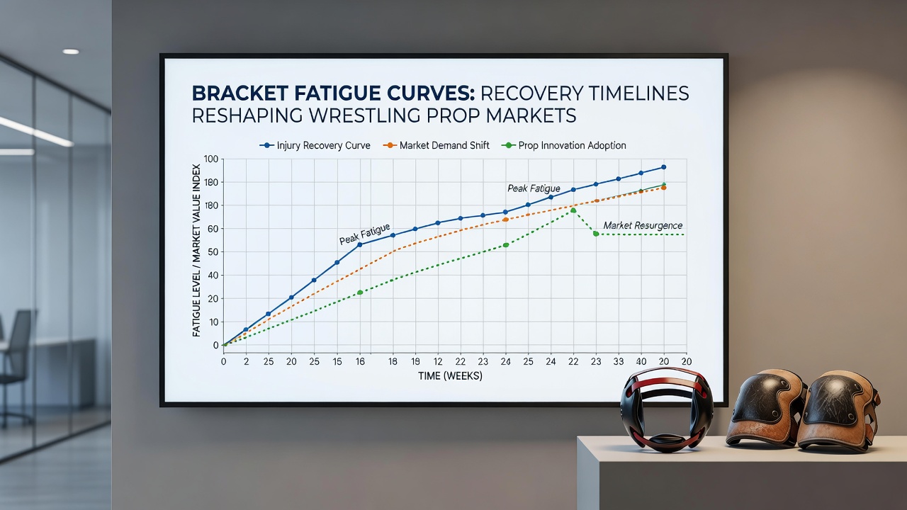 Athlete monitoring equipment and recovery data charts used in wrestling events