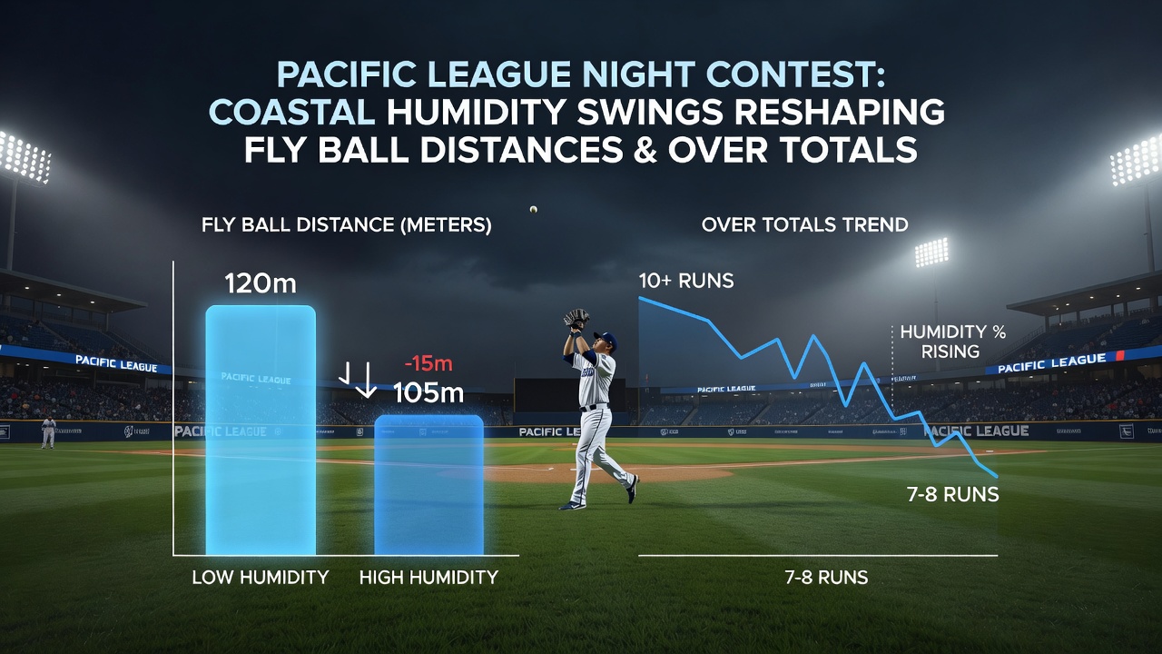 Pacific League night game scoring trends linked to humidity changes