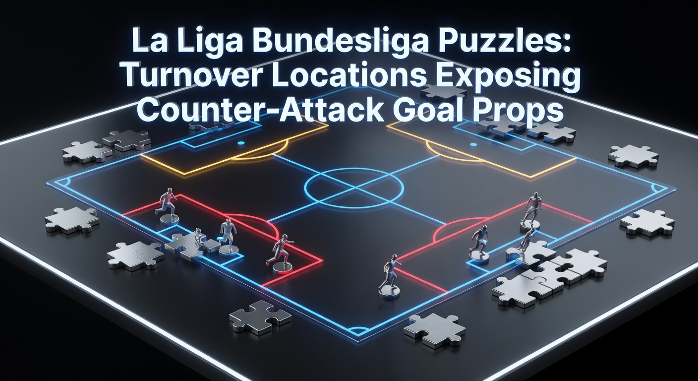 Heatmap of La Liga turnovers in the attacking third during high-possession matches, highlighting vulnerability zones for counter-attacks