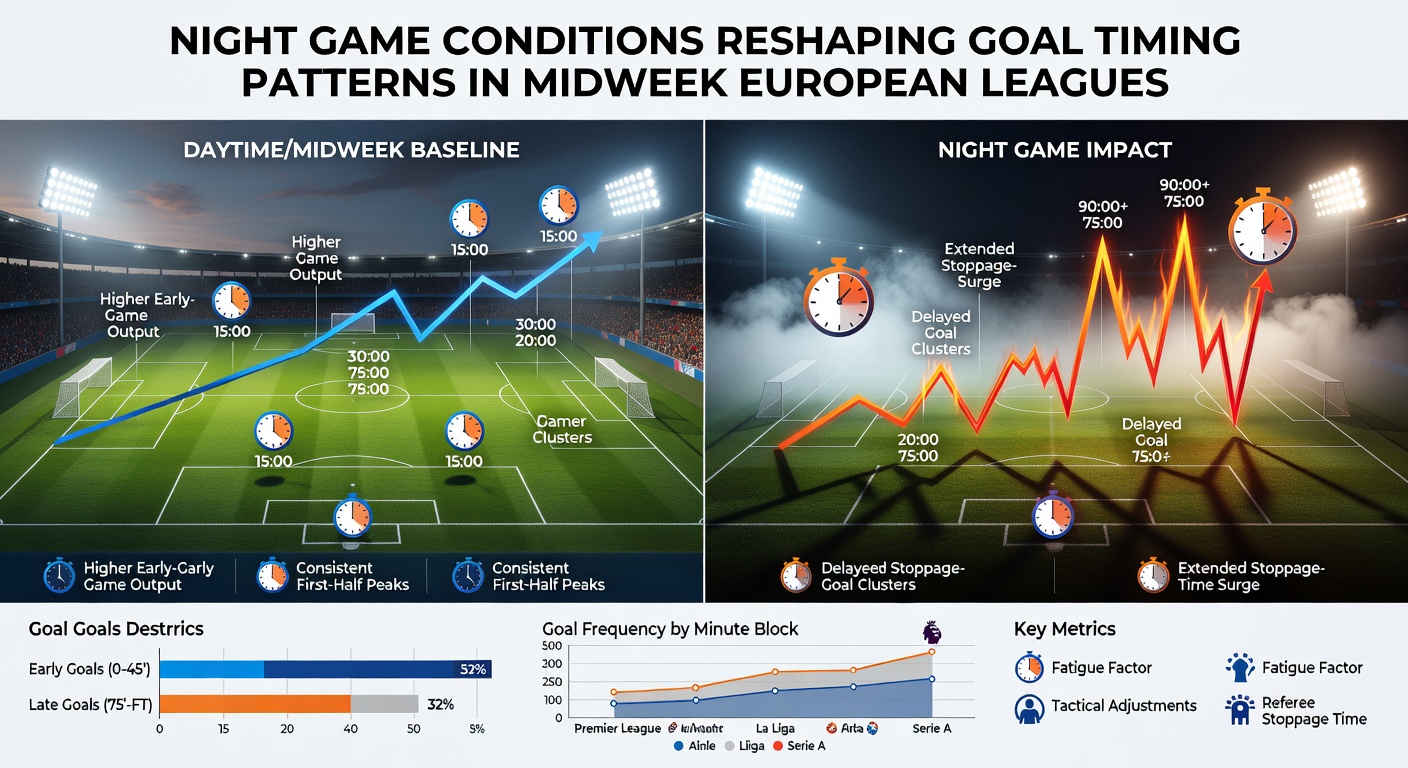 Player fatigue and pitch conditions during night games in European midweek leagues
