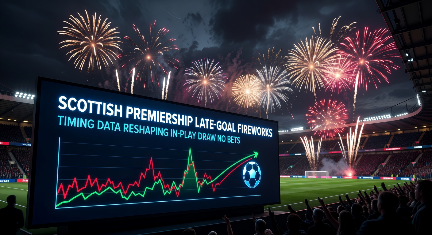 Celtic Park erupts as a late goal flies into the net during a tense Scottish Premiership match, crowd in frenzy under floodlights